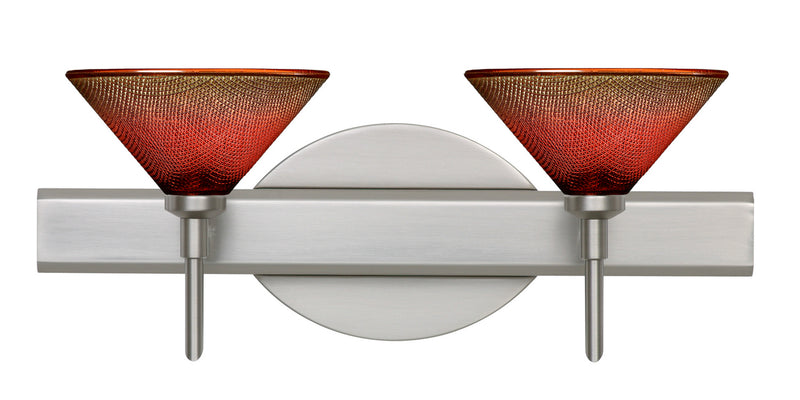 Besa 2SW-117681-SN Wall Sconce, Satin Nickel
