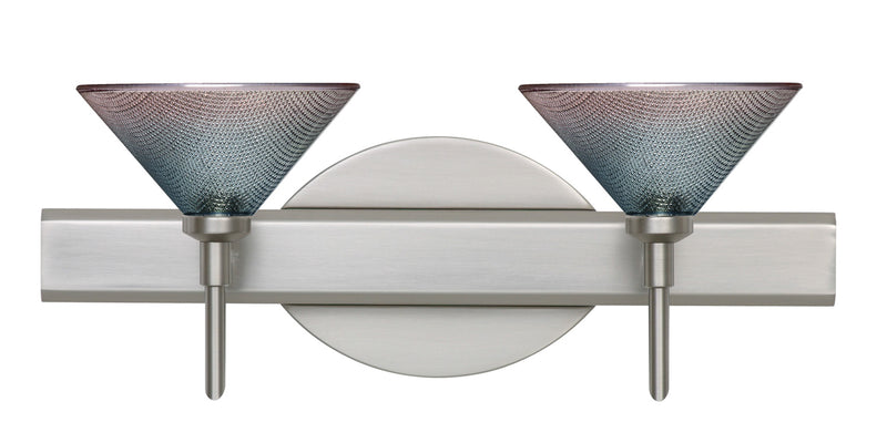 Besa 2SW-117691-SN Wall Sconce, Satin Nickel