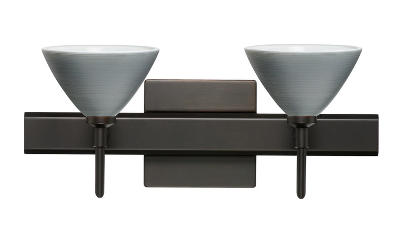 Besa 2SW-1743TN-BR-SQ Wall Sconce, Bronze