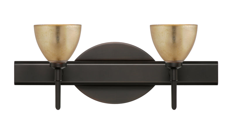 Besa 2SW-1758GF-BR Wall Sconce, Bronze