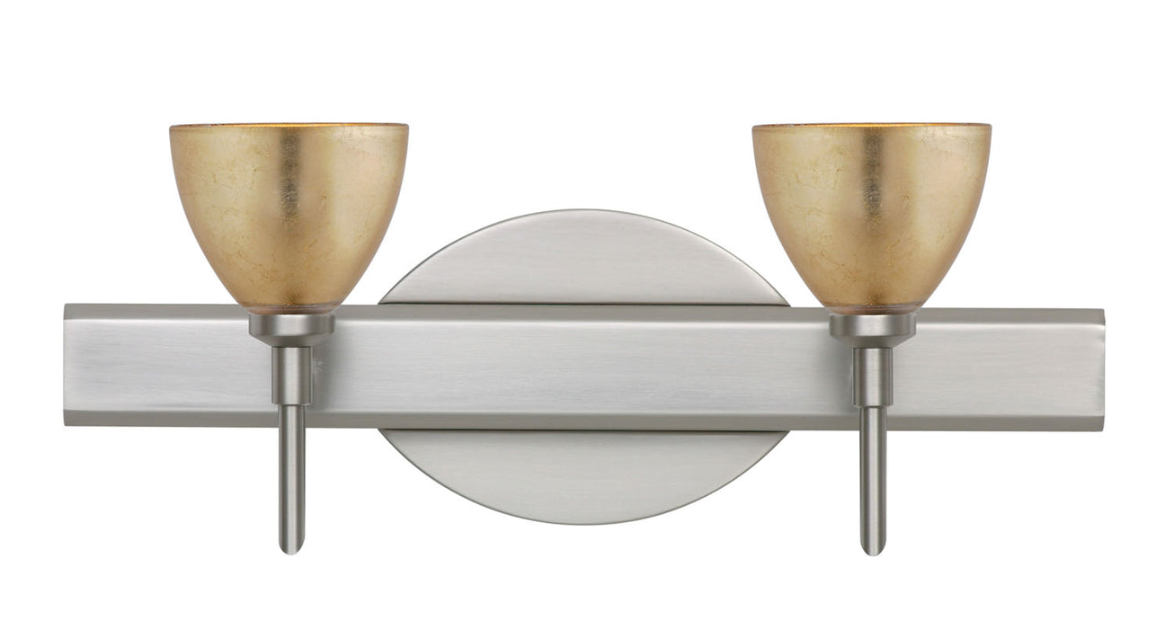 Besa 2SW-1758GF-SN Wall Sconce, Satin Nickel