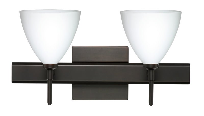 Besa 2SW-177907-BR-SQ Wall Sconce, Bronze