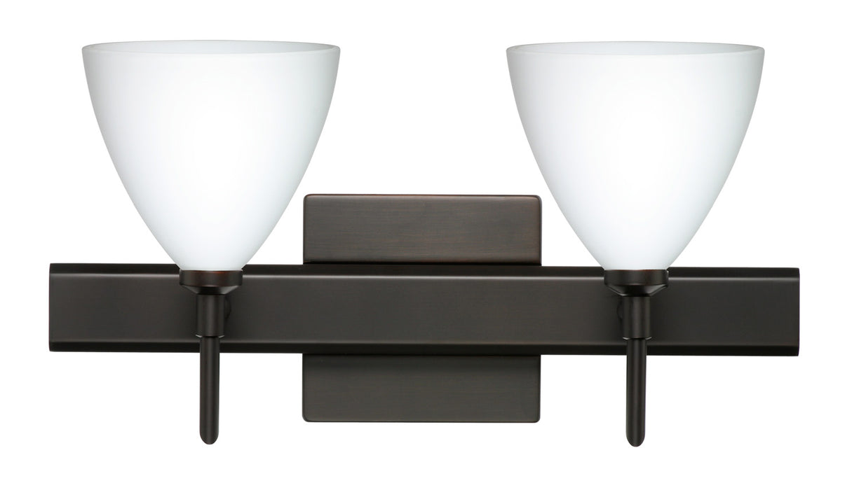 Besa 2SW-177907-BR-SQ Wall Sconce, Bronze