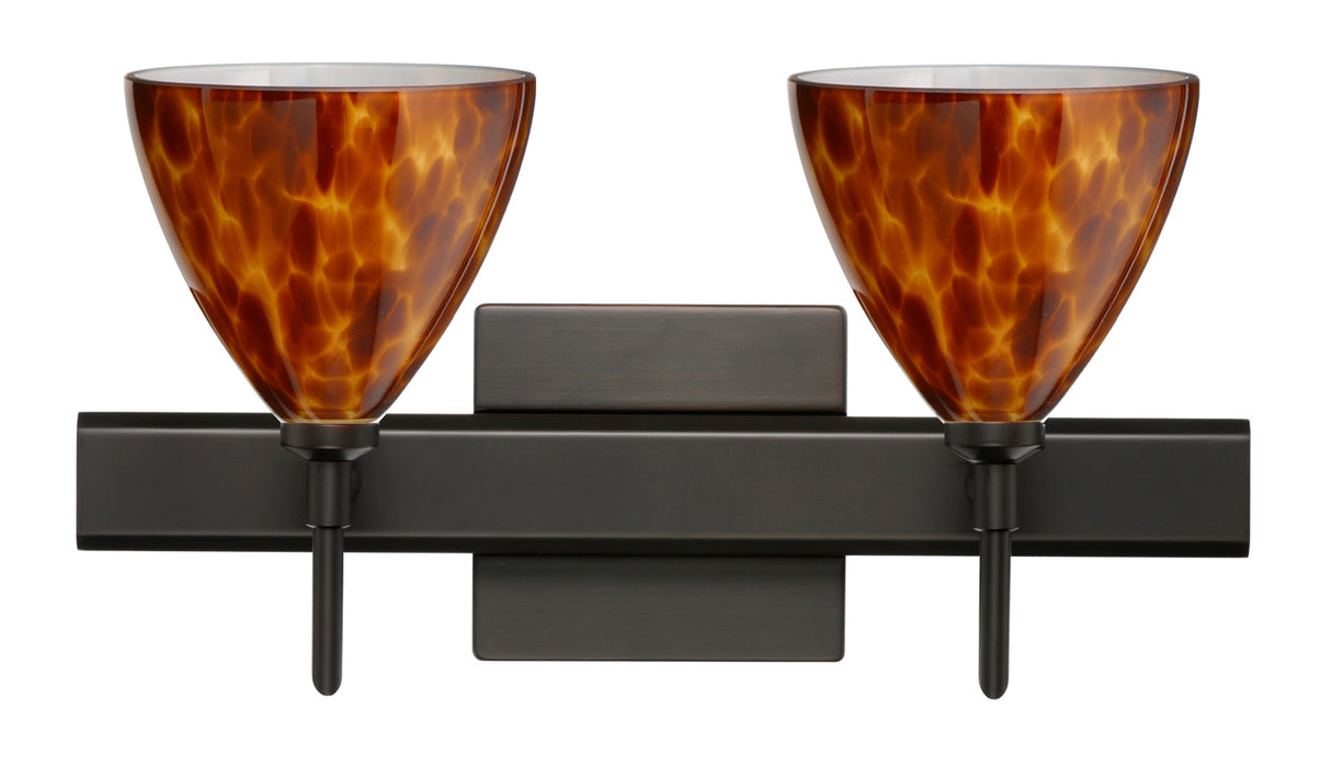 Besa 2SW-177918-BR-SQ Wall Sconce, Bronze