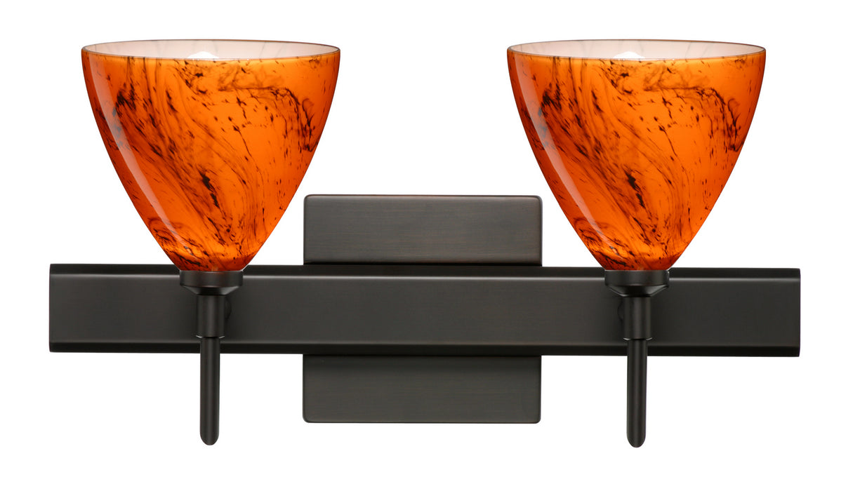 Besa 2SW-1779HB-BR-SQ Wall Sconce, Bronze