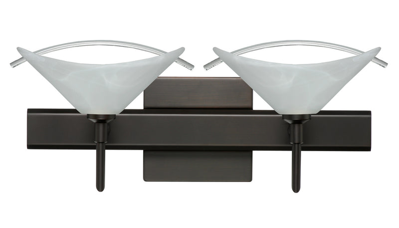 Besa 2SW-181304-BR-SQ Wall Sconce, Bronze