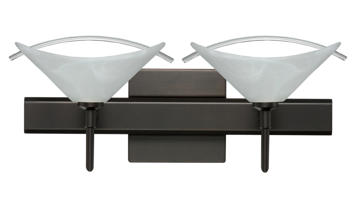 Besa 2SW-181304-BR-SQ Wall Sconce, Bronze