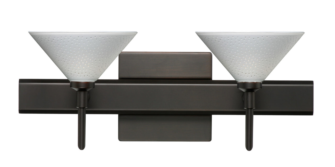 Besa 2SW-282453-BR-SQ Wall Sconce, Bronze