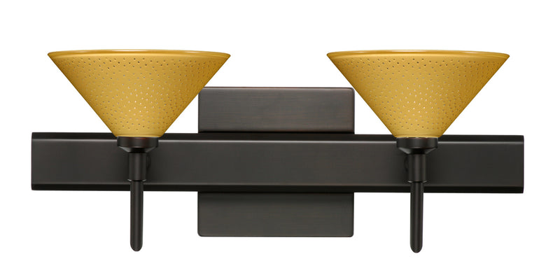 Besa 2SW-282490-BR-SQ Wall Sconce, Bronze