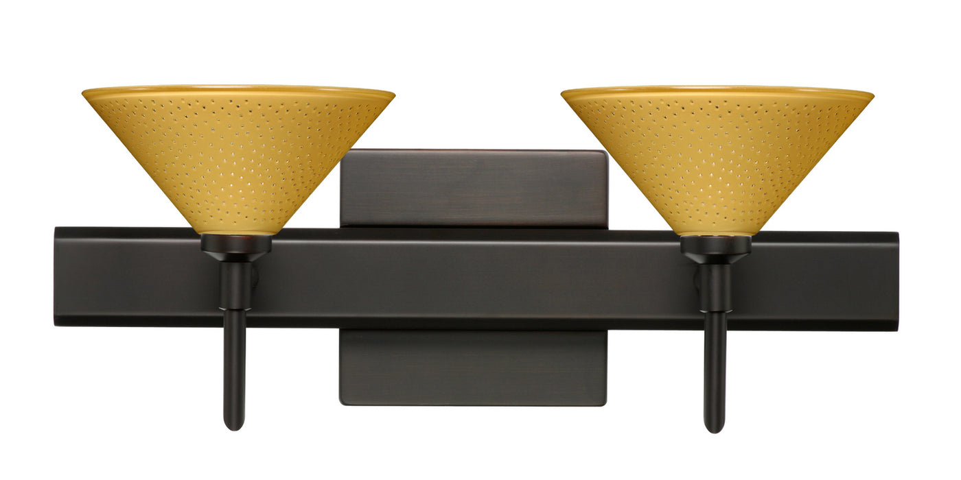 Besa 2SW-282490-BR-SQ Wall Sconce, Bronze