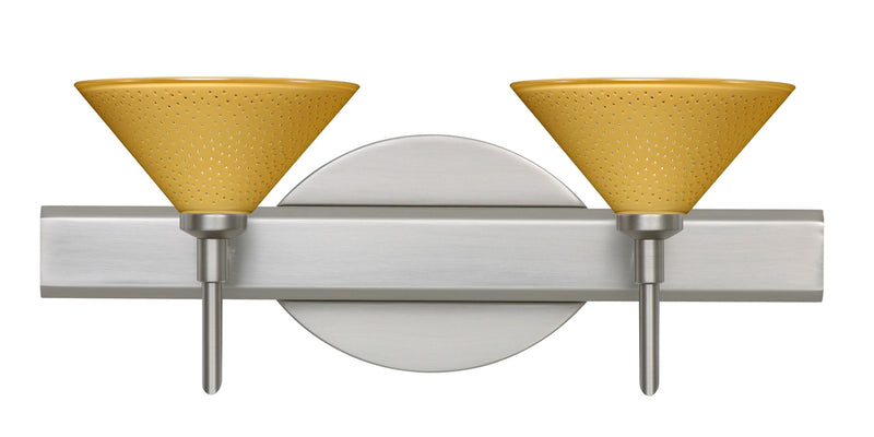 Besa 2SW-282490-SN Wall Sconce, Satin Nickel