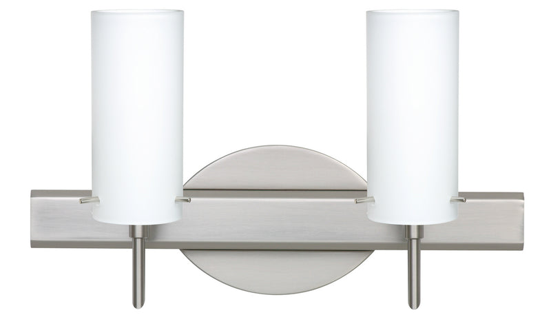 Besa 2SW-440307-SN Wall Sconce, Satin Nickel