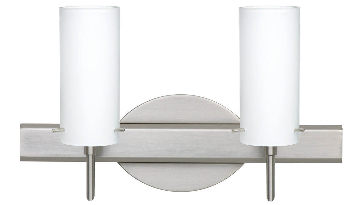 Besa 2SW-440307-SN Wall Sconce, Satin Nickel