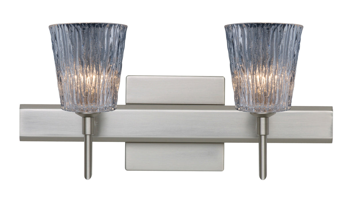 Besa 2SW-512500-SN-SQ Wall Sconce, Satin Nickel