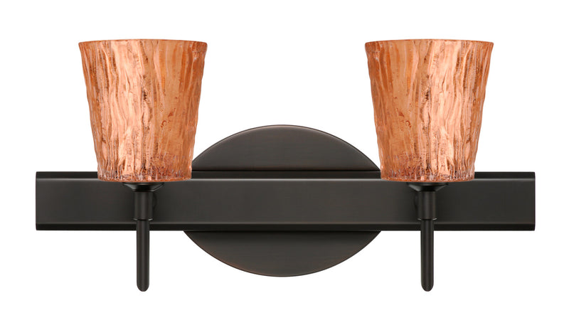 Besa 2SW-5125CF-BR Wall Sconce, Bronze