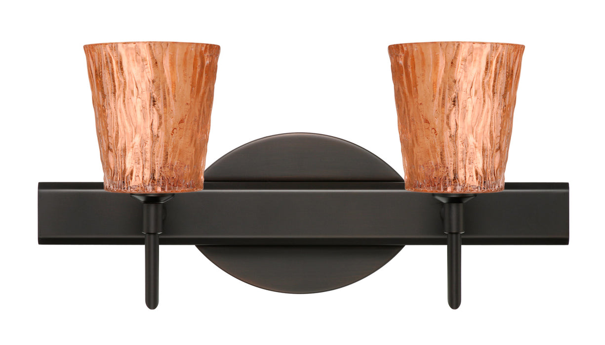 Besa 2SW-5125CF-BR Wall Sconce, Bronze