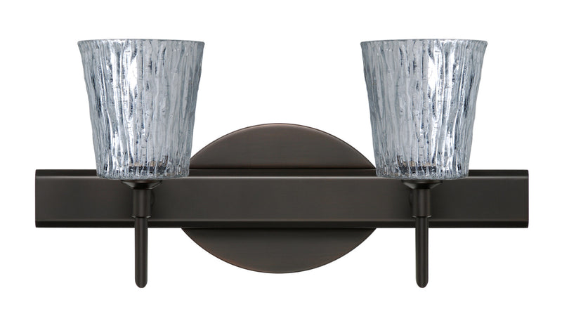 Besa 2SW-5125SF-BR Wall Sconce, Bronze