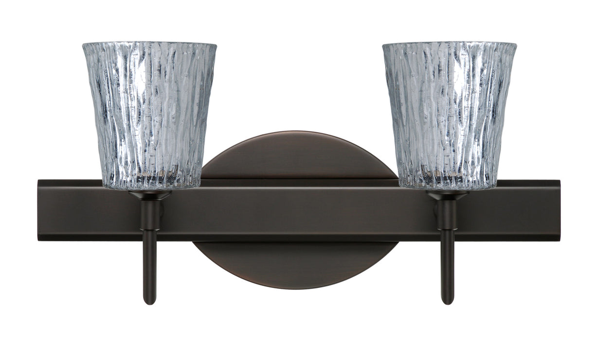 Besa 2SW-5125SF-BR Wall Sconce, Bronze