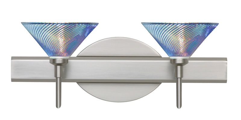 Besa 2SW-550493-SN Wall Sconce, Satin Nickel