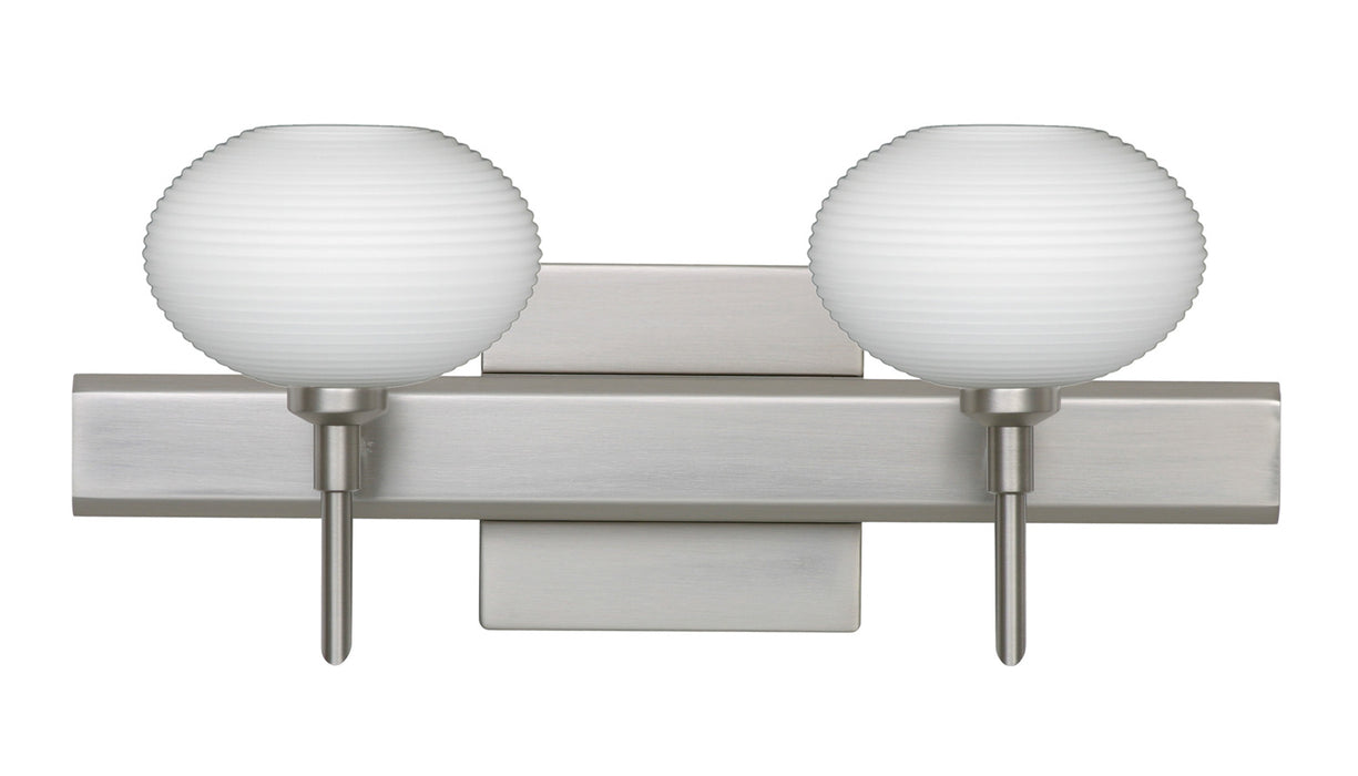 Besa 2SW-561207-SN-SQ Wall Sconce, Satin Nickel