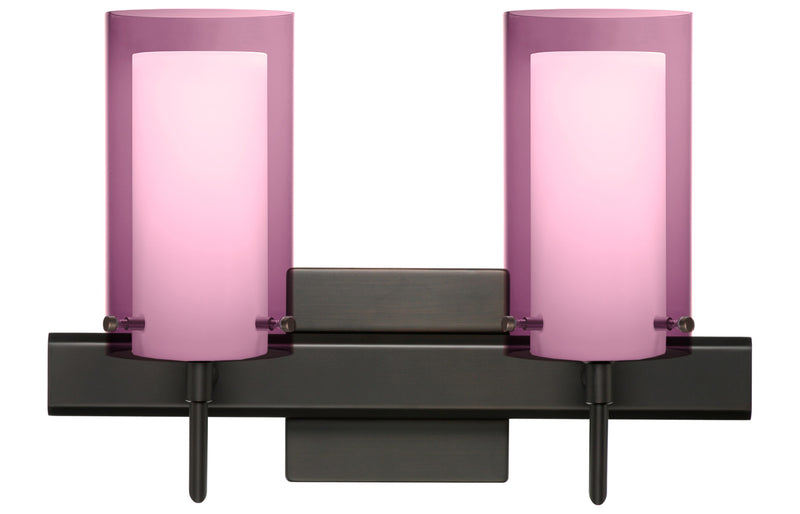 Besa 2SW-A44007-BR-SQ Wall Sconce, Bronze