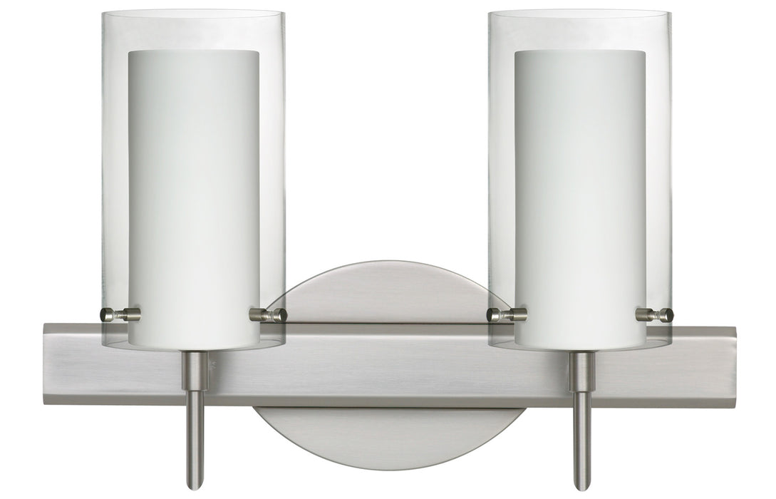 Besa 2SW-C44007-SN Wall Sconce, Satin Nickel