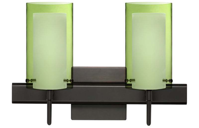 Besa 2SW-L44007-BR-SQ Wall Sconce, Bronze