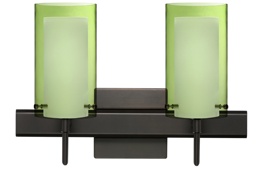 Besa 2SW-L44007-BR-SQ Wall Sconce, Bronze