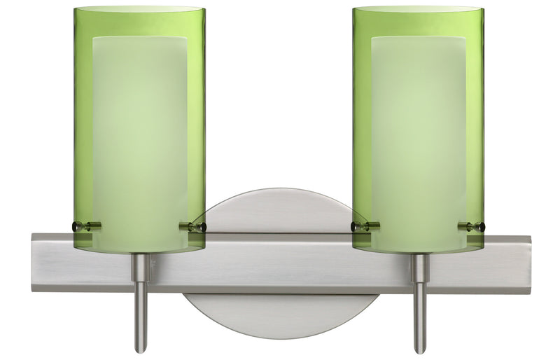 Besa 2SW-L44007-SN Wall Sconce, Satin Nickel