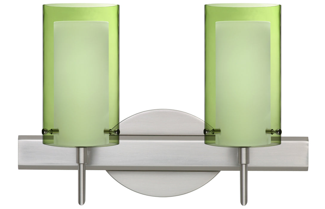 Besa 2SW-L44007-SN Wall Sconce, Satin Nickel