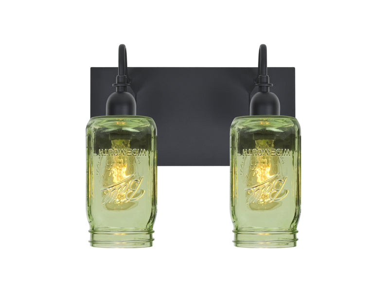 Besa 2WG-MILO4GR-EDIL-BK Vanity, Black