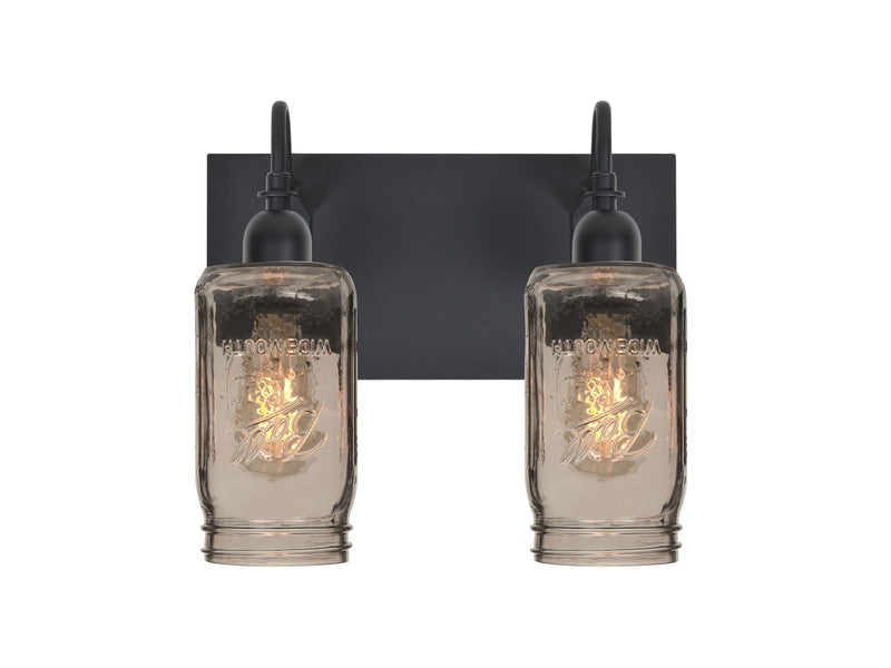Besa 2WG-MILO4SM-EDIL-BK Vanity, Black