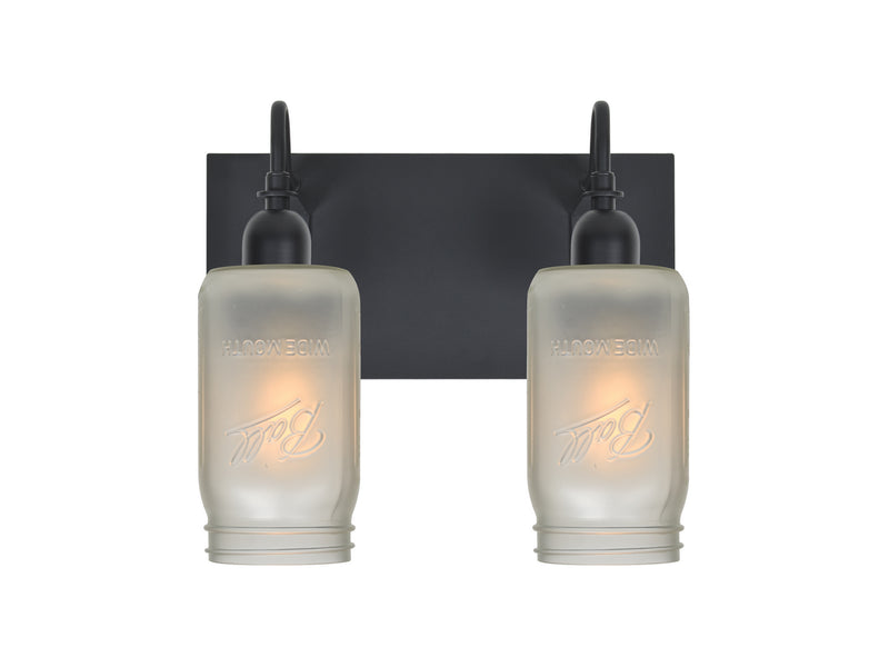 Besa 2WG-MILO4WF-EDIL-BK Vanity, Black
