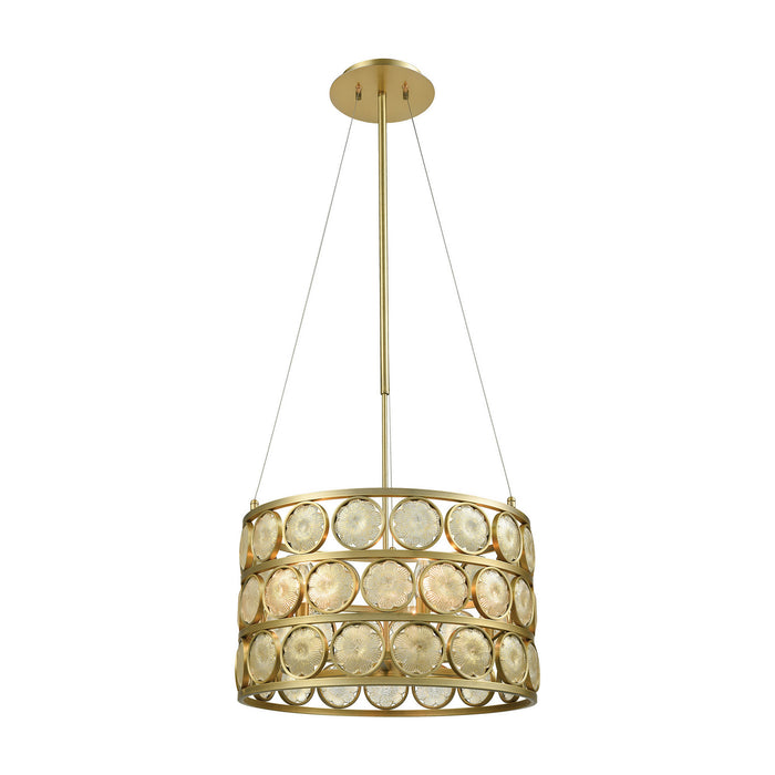ELK Home D3312 Five Light Chandelier, Gold