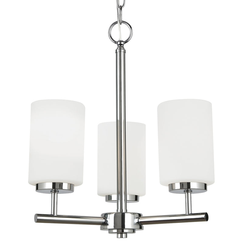 Generation Lighting 31160EN3-05 Three Light Chandelier, Chrome