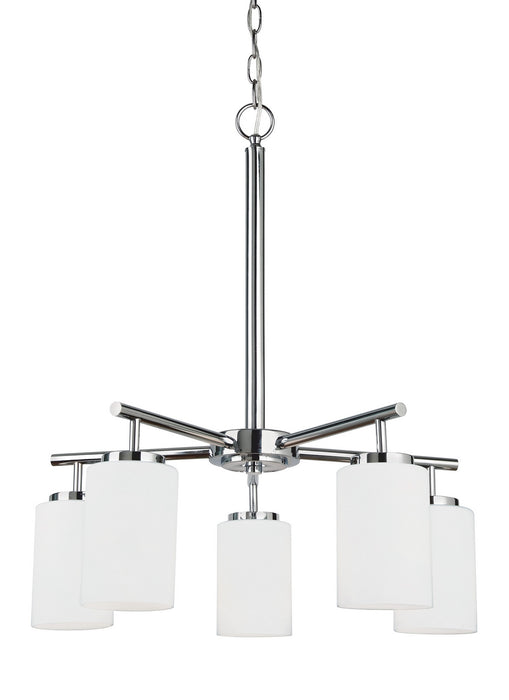 Generation Lighting 31161EN3-05 Five Light Chandelier, Chrome
