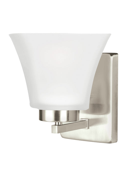 Generation Lighting 4111601EN3-962 One Light Wall / Bath Sconce, Brushed Nickel
