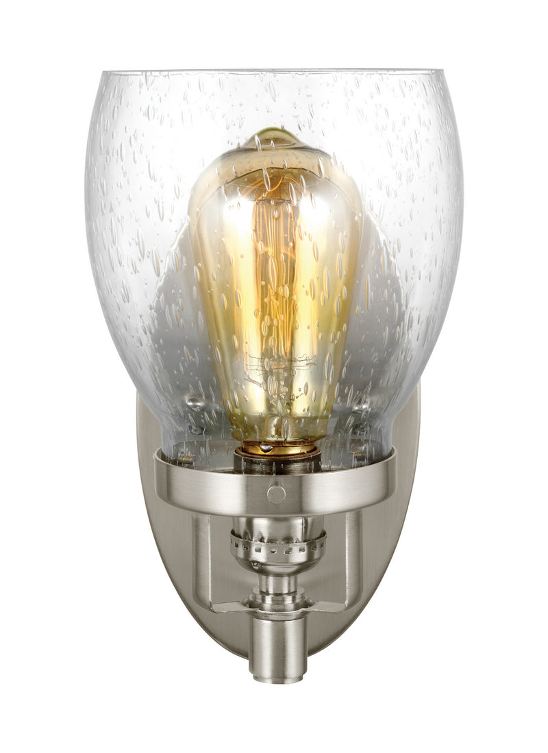 Generation Lighting 4114501-962 One Light Wall / Bath Sconce, Brushed Nickel