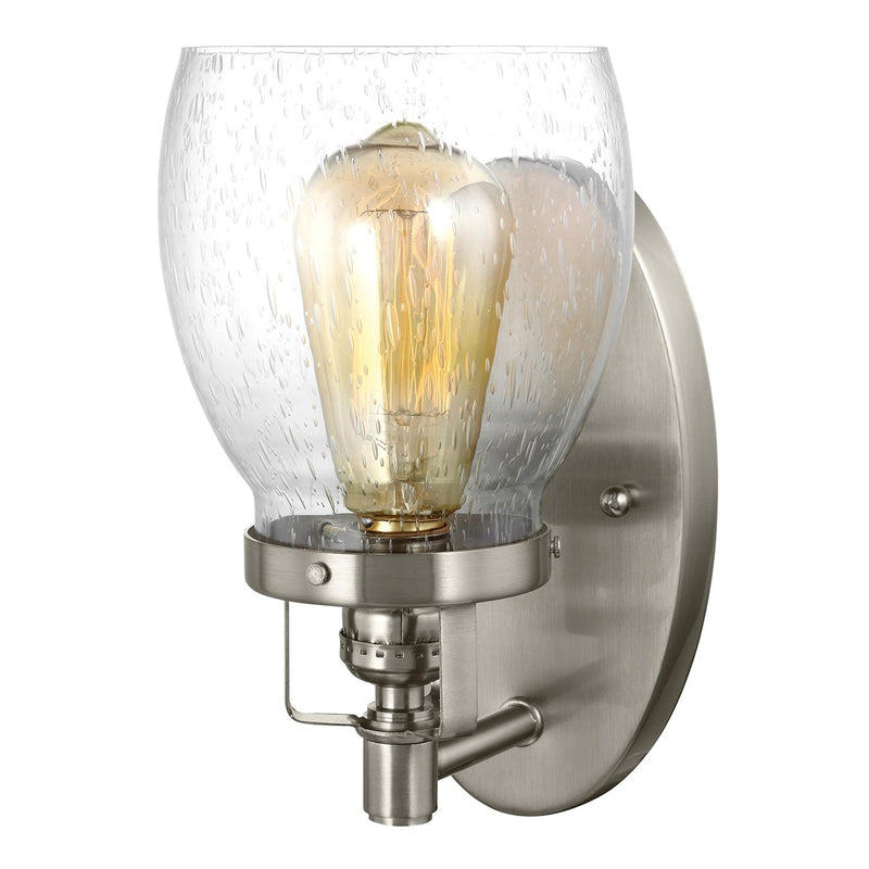 Generation Lighting 4114501-962 One Light Wall / Bath Sconce, Brushed Nickel