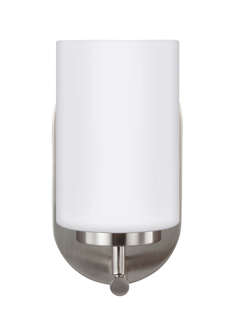 Generation Lighting 41160-962 One Light Wall / Bath Sconce, Brushed Nickel