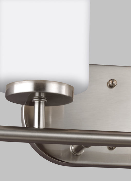 Generation Lighting 41161EN3-962 Two Light Wall / Bath, Brushed Nickel
