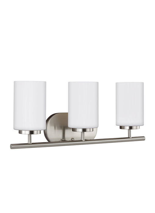 Generation Lighting 41162-962 Three Light Wall / Bath, Brushed Nickel