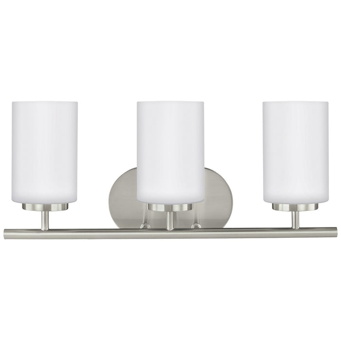 Generation Lighting 41162-962 Three Light Wall / Bath, Brushed Nickel