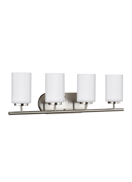 Generation Lighting 41163-962 Four Light Wall / Bath, Brushed Nickel