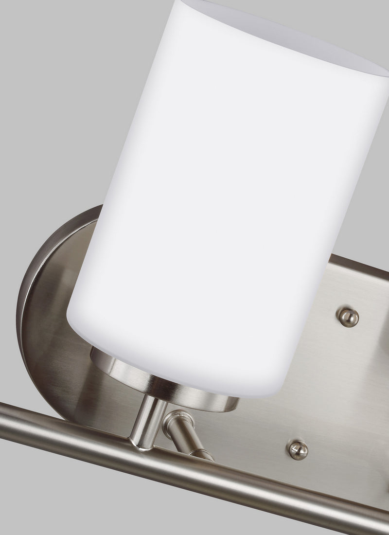 Generation Lighting 41163EN3-962 Four Light Wall / Bath, Brushed Nickel