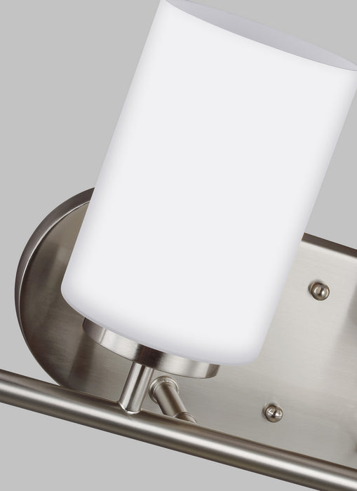 Generation Lighting 41163EN3-962 Four Light Wall / Bath, Brushed Nickel