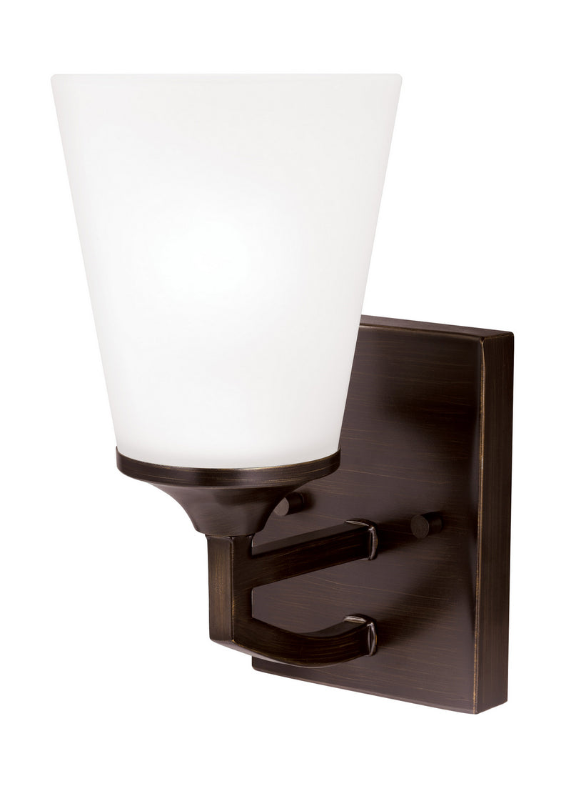 Generation Lighting 4124501EN3-710 One Light Wall / Bath Sconce, Bronze