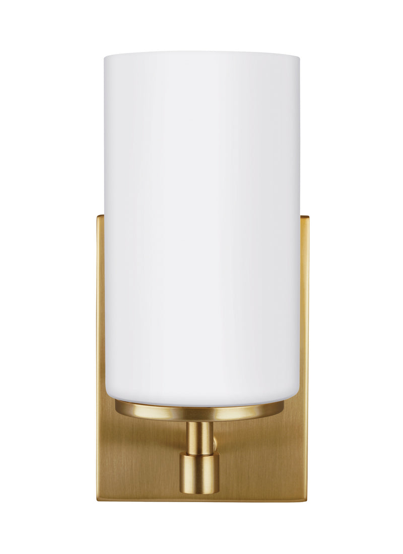 Generation Lighting 4124601-848 One Light Wall / Bath Sconce, Satin Brass