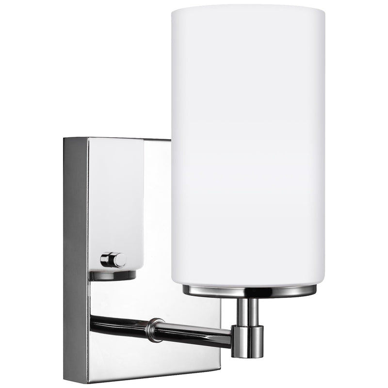 Generation Lighting 4124601EN3-05 One Light Wall / Bath Sconce, Chrome