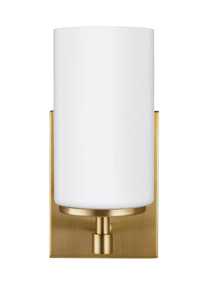 Generation Lighting 4124601EN3-848 One Light Wall / Bath Sconce, Satin Brass